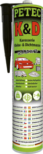 Petec Seal Mass k d Uszczelniacz do karoserii 310 ml czarny