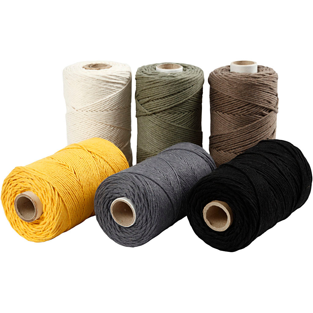 Creativ Company Macrame Cord Różne kolory, 6x198m