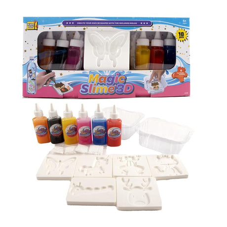 Zestaw Magic Slime 3d, 18-częściowy
