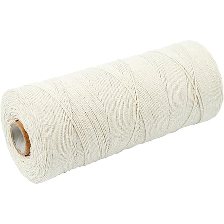 Firma Creativ https: www.cchobby.nl nić bawełniana-l-700-m-extra-thin-quality-12-6-ca-1-mm-light-natural-250-gr-1-ball