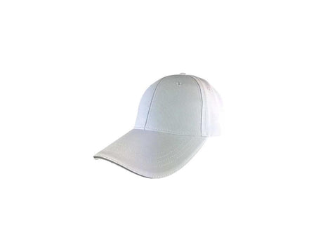 Hot hats Czapka z daszkiem w kolorze białym Czapka z daszkiem w kolorze białym