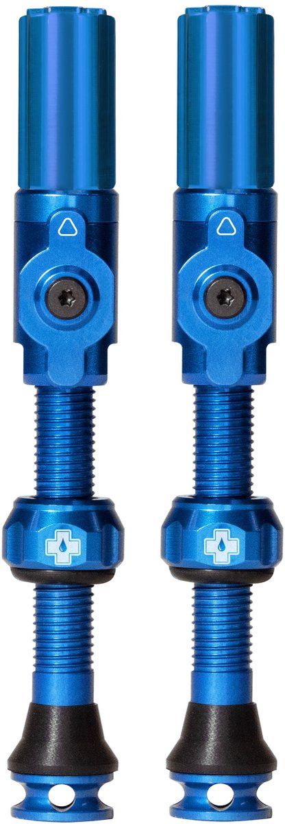 Muc-off zawór bezdętkowy big bore hybrydowy duży niebieski zawór schrã¤der samochodu 45mm