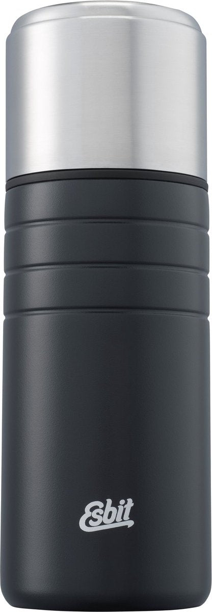 Termos Esbit majoris - 750 ml - czarny - stal nierdzewna - w zestawie. 2 filiżanki