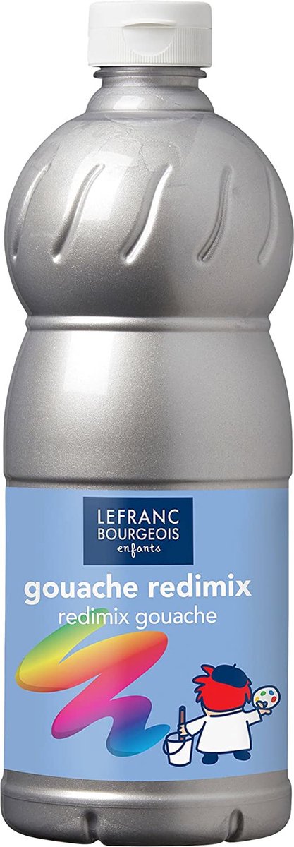 Lefranc bourgeois l b farba gwaszowa redimix srebrna 500ml