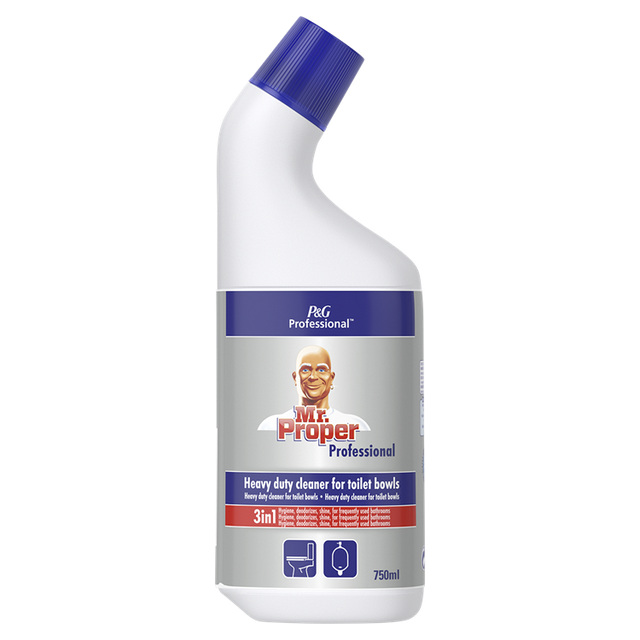 Mr. propre 1064639 - Mr właściwy prof środek do czyszczenia toalet 750ml | 12 sztuk