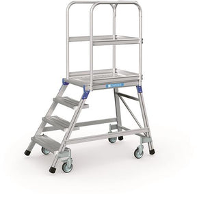 Schody z platformą mobilną Zarges 1x4tr