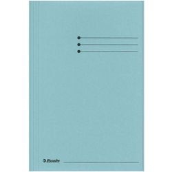 Teczki Esselte 3-klapowe folio 235x350mm niebieskie