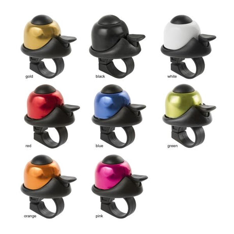 Dzwonek rowerowy Edge Bella Design mini ø36mm - czarny (na karcie)