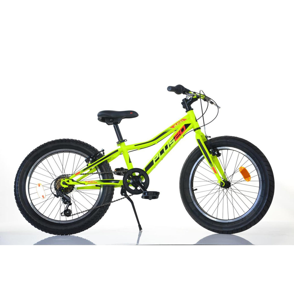 Plus 20 cali 36 cm Junior 6S V-Brake Limonkowe