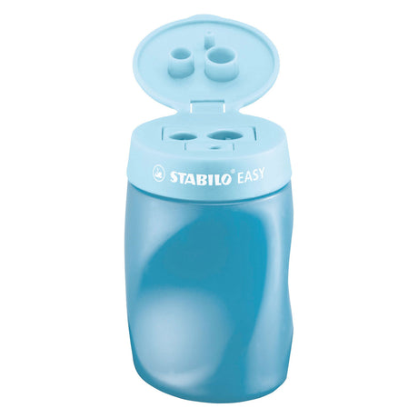 Stabilo EasySharpener - 3 na 1 ołówek ostrzejszy - niebieski po prawej stronie