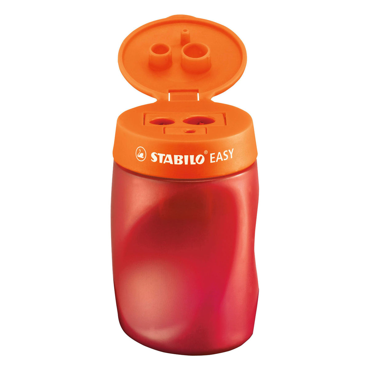 Stabilo easysharpener - temperówka 3 w 1 - prawa - czerwona