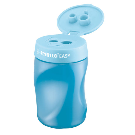 Stabilo EasySharpener - 3 na 1 ołówek ostrzejszy - niebieski po prawej stronie