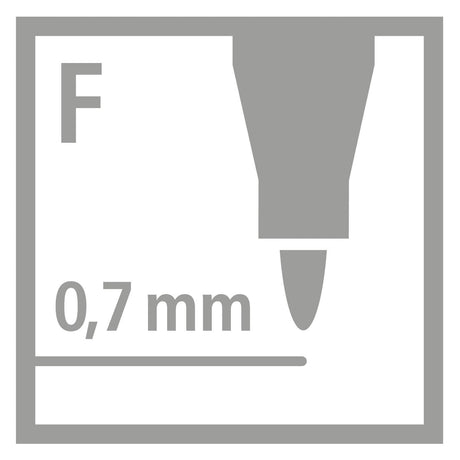 Stabilo ohpen uniwersalny - marker nietrwały - czarny