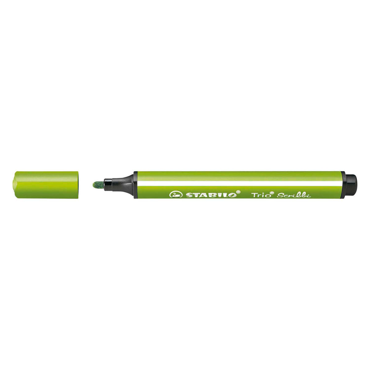 Stabilo Trio Scribbi - Felt -Tip Pen z SO -CALLED PUNKT - Light Green