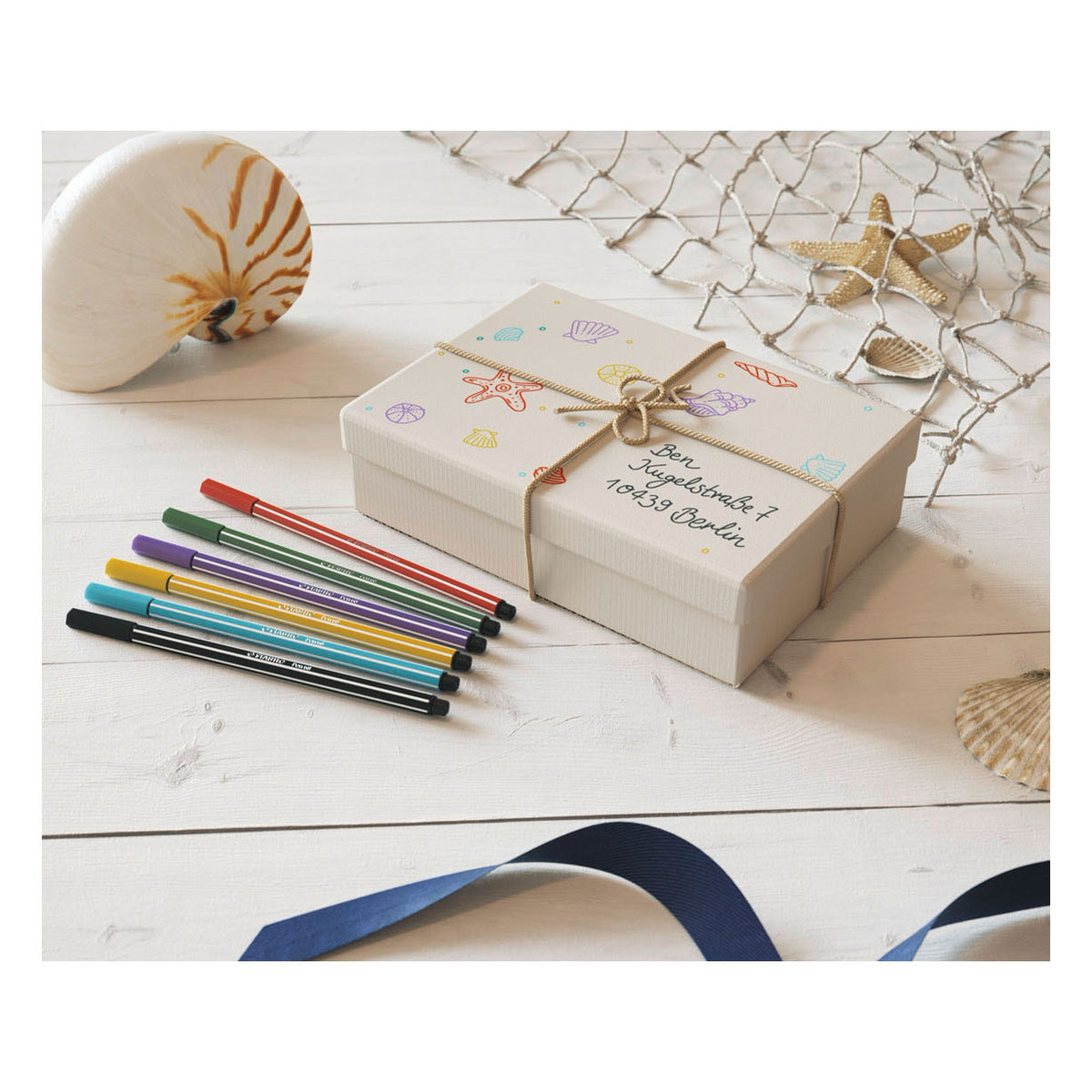 Stabilo pen 68 - flamaster - lazurowy (68 57)