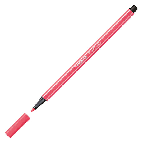 Stabilo pen 68 - flamaster - fluorescencyjny czerwony (68 040)