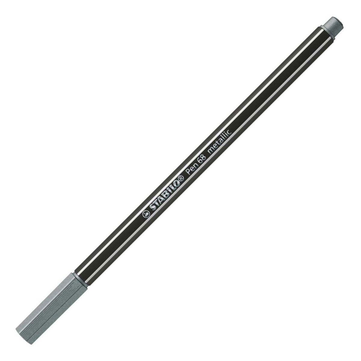 Pisak Stabilo pen 68 metaliczny flamaster - srebrny (68 805)