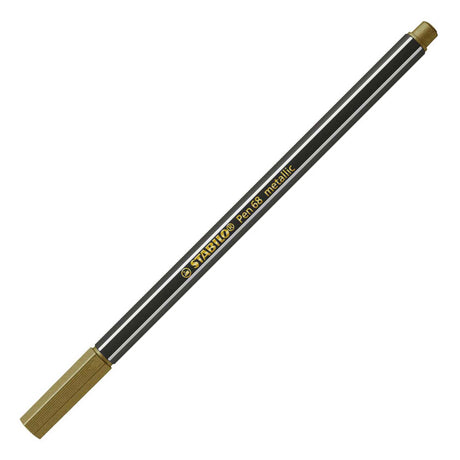 Długopis Stabilo 68 metalik - flamastr - metaliczne złoto (68 810)