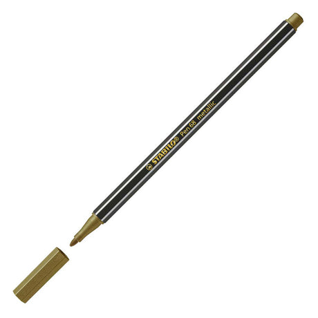 Długopis Stabilo 68 metalik - flamastr - metaliczne złoto (68 810)