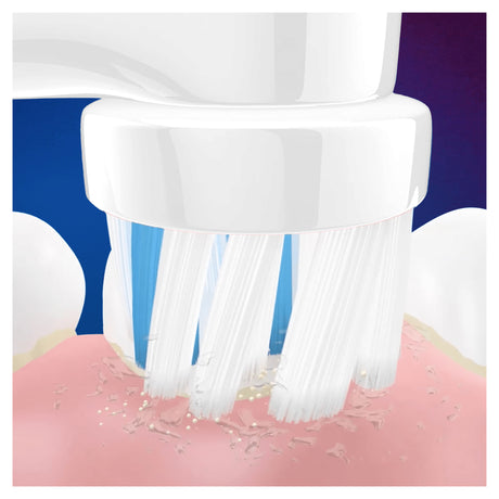 Elektryczna szczoteczka do zębów Oral-b Disney Frost 2, niebiesko-biała
