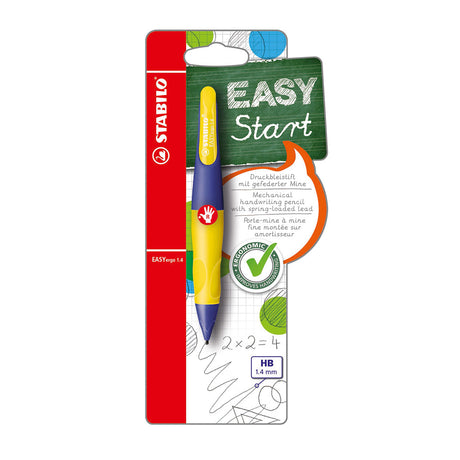 Stabilo Easyergo 1.4 - ergonomiczny ołówek automatyczny - dla praworęcznych - neonowy żółty