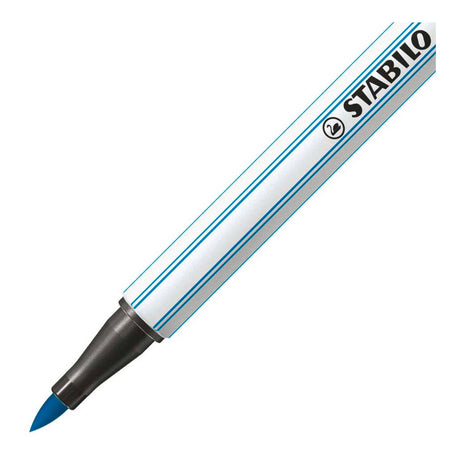 Stabilo pen 68 pędzelek - flamaster - jasnoniebieski (31)