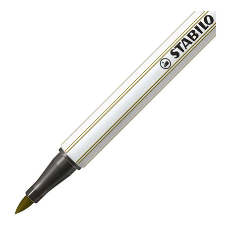 Stabilo pen 68 pędzel - flamaster - błotna zieleń (37)