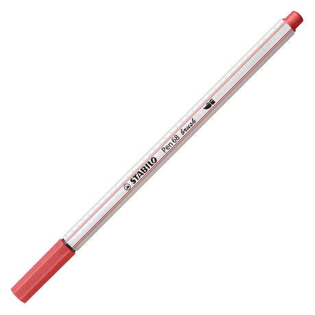 Stabilo pen 68 pędzelek - flamaster - rdzawy czerwony (47)
