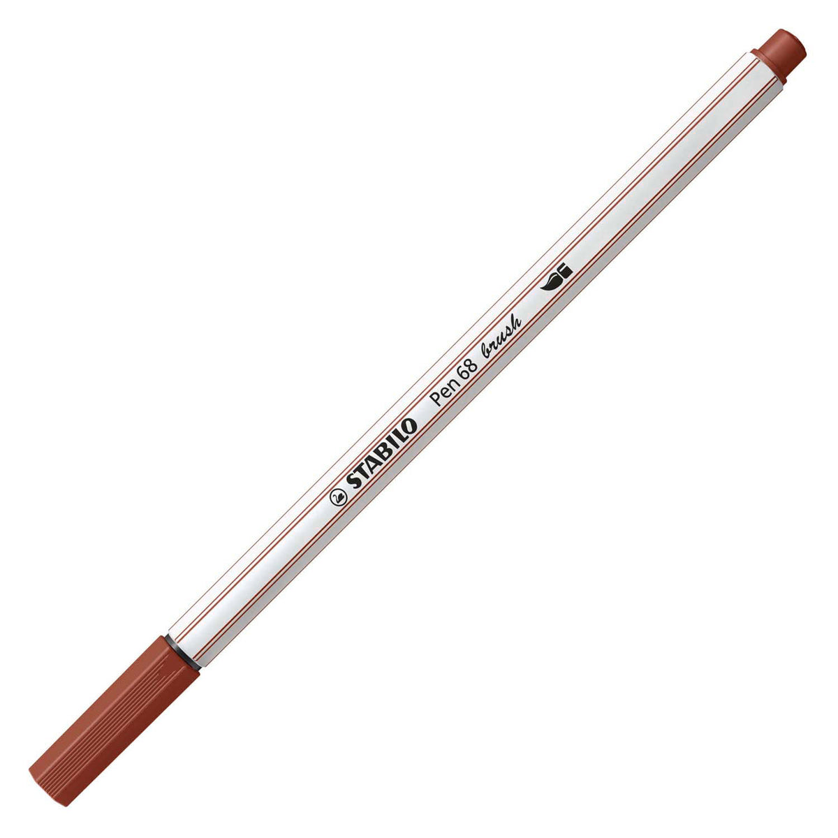 Stabilo pen 68 pędzelek - flamaster - sienna (75)
