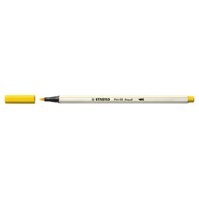 Stabilo pen 68 pędzelek - flamaster - żółty (44)