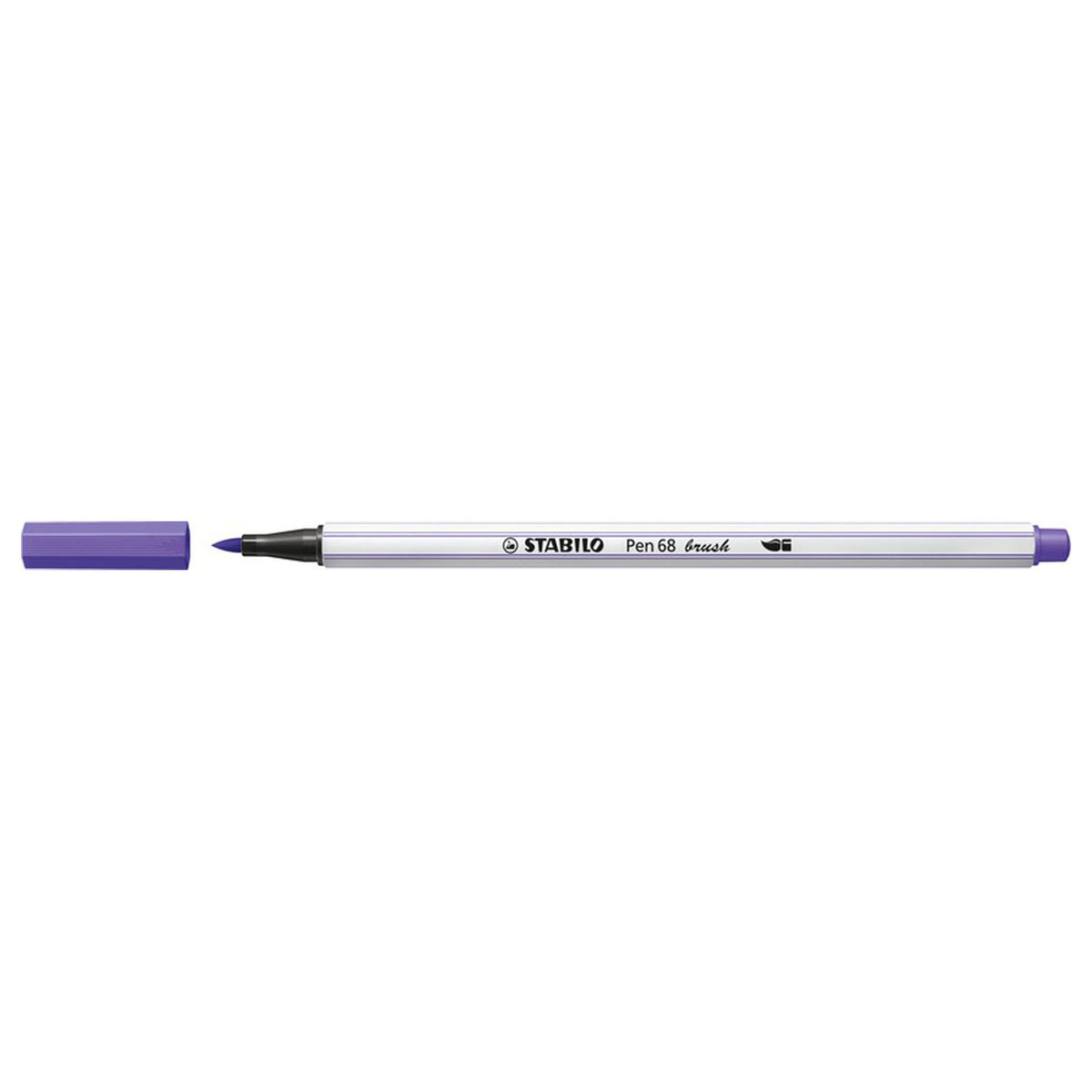 Stabilo pen 68 pędzelek - flamaster - fioletowy (55)