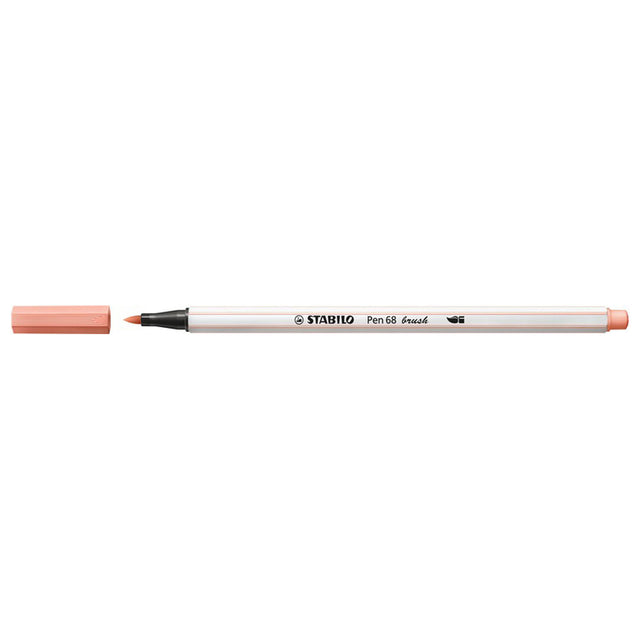 Stabilo pen 68 pędzelek - flamaster - morelowy (26)