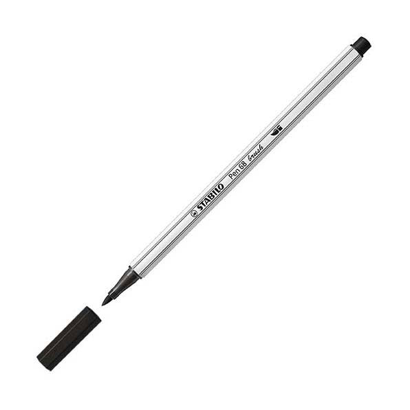 Stabilo pen 68 pędzelek - flamaster - czarny (46)