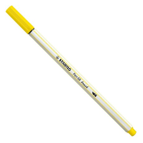 Stabilo pen 68 pędzel - flamaster - cytrynowożółty (24)