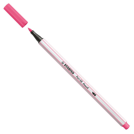 Stabilo pen 68 pędzelek - flamaster - różowy (29)