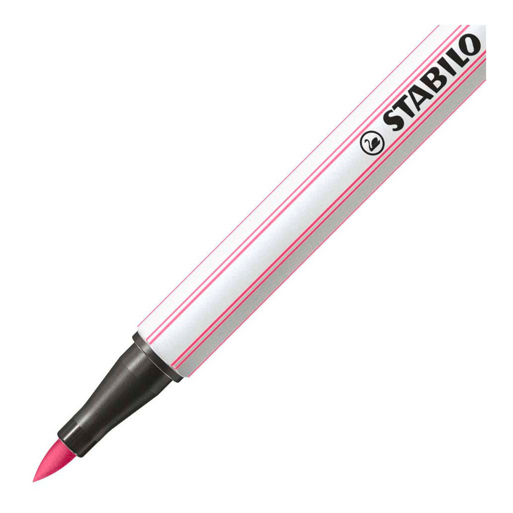 Stabilo pen 68 pędzelek - flamaster - różowy (29)
