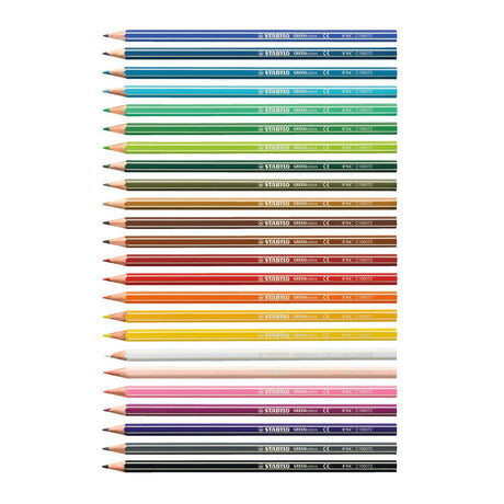 Pudełko na kredki Abi Stlo Greencolors Arty, 24 sztuki