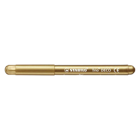 Stabilo trio deco - pisak metaliczny - z wyjątkowo grubą końcówką 3,0 mm - etui z 8 kolorami
