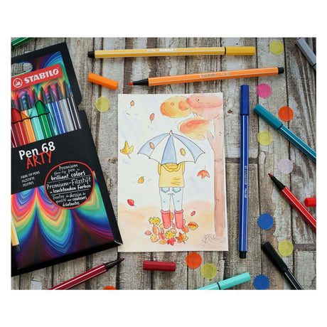 Stabilo pen 68 - pisak - arty - zestaw 24 sztuk