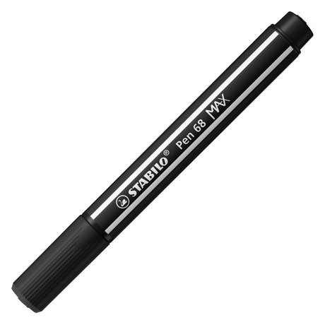 Stabilo pen 68 max - pisak z grubą końcówką ściętą - czarny