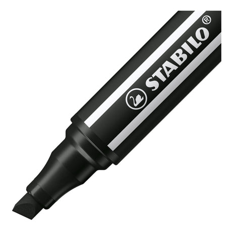 Stabilo pen 68 max - pisak z grubą końcówką ściętą - czarny