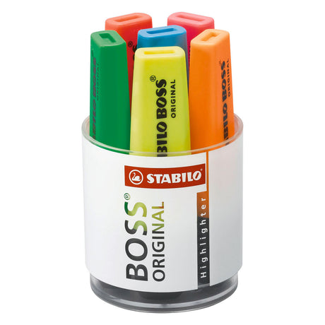 Oryginalny marker Stabilo Boss mieści się w pudełku - 6 szt.