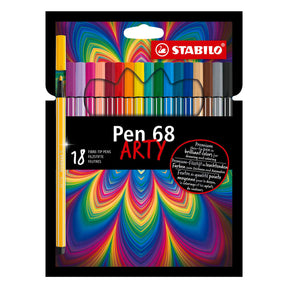 Flamastry Stabilo pen 68 arty - 18 szt.