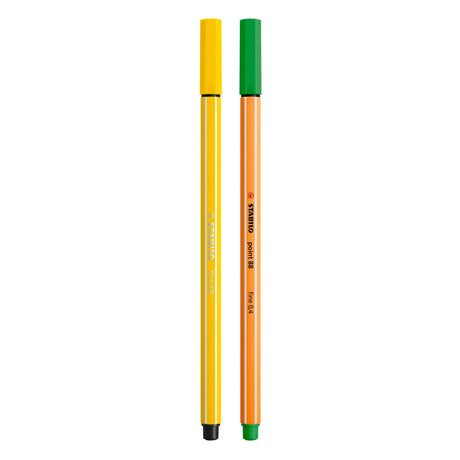 Stabilo point 88 pen 68 - kreatywna sztuka zmieszana w luksusowym pudełku - z 34 sztukami cienkopisów point 88 i 34 sztukami pen 68 pisakami