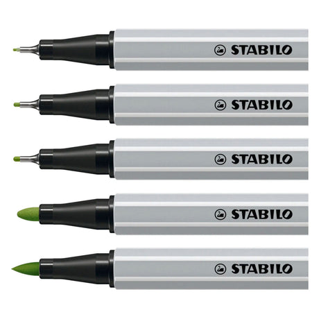 Długopisy artystyczne Stabilo Creative Tips w pastelowych kolorach w metalowym opakowaniu - 30 szt.