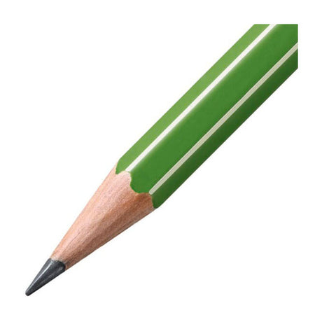 Ołówki grafitowe Stabilo greengraph hb - 3 szt. z gumką