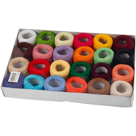 Https: www.cchobby.nl przędza-bawełniana-merceryzowana-różne-kolory-24x20-gr-1-box
