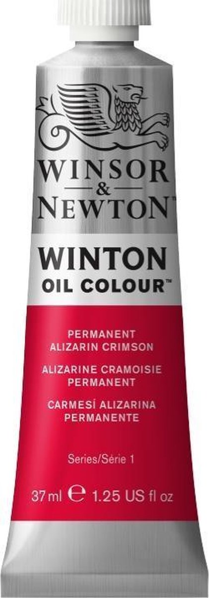 Winsor Newton Winton farba olejna 37ml - trwały alizaryn karmazynowy 468