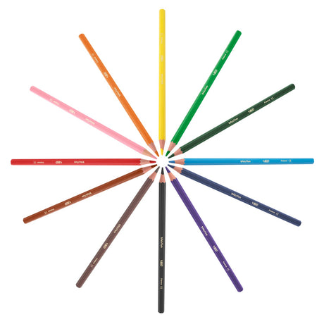 Kredki Bic Ecolutions Evolution, żywica syntetyczna pochodząca z recyklingu, 12 sztuk