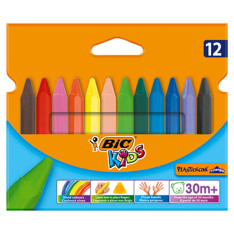 BIC Kids Plastidecor Triangle Color More, 12..